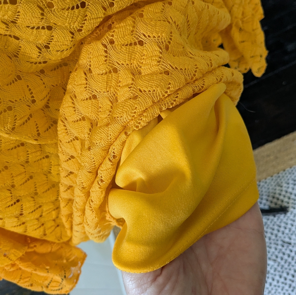 Yellow Women's Top - Picture 5 of 5